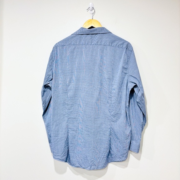 CALVIN KLEIN Patterned blue shirt - Picture 2 of 8